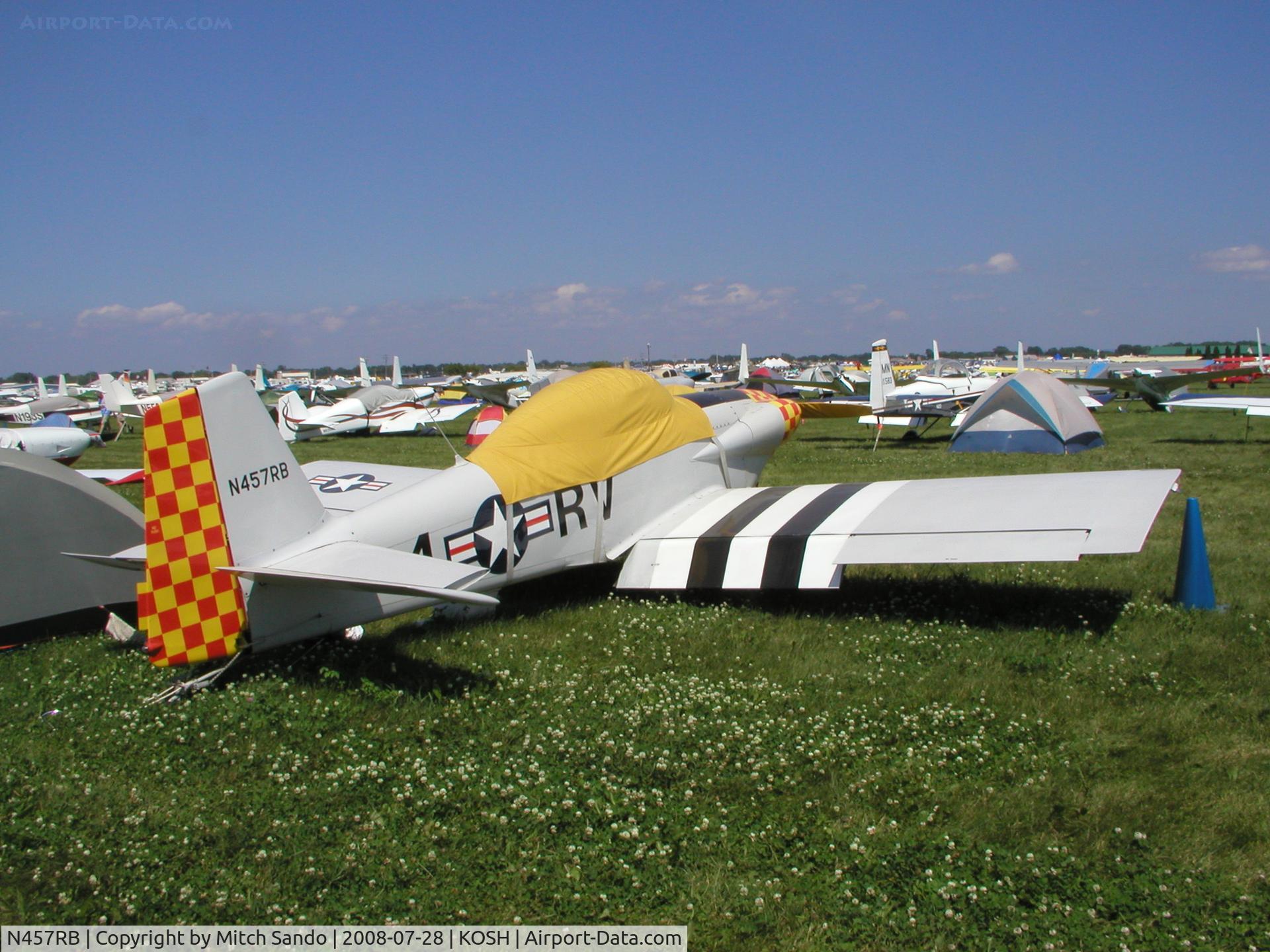 N457RB, 1990 Vans RV-4 C/N 1457, EAA AirVenture 2008.