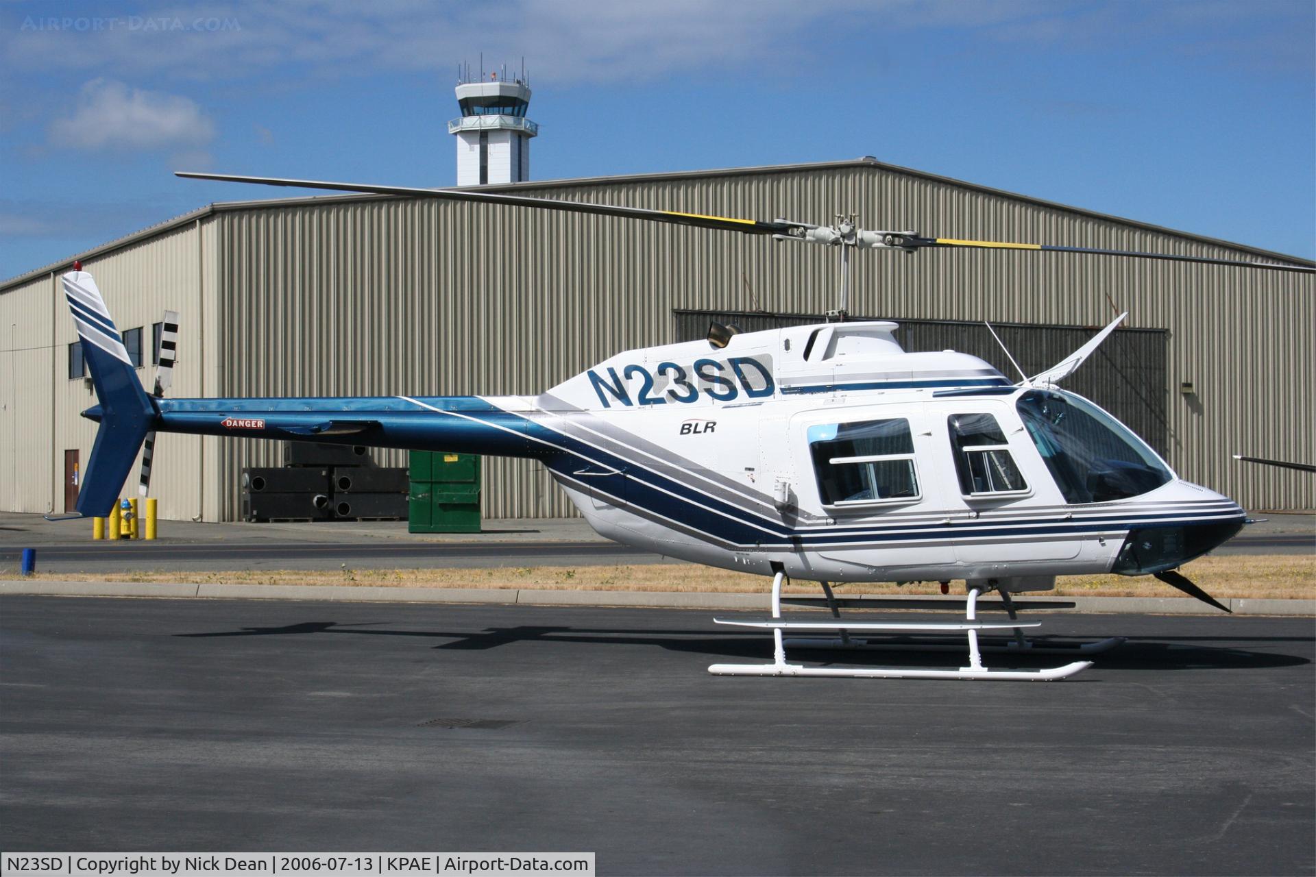 N23SD, 1972 Bell 206B JetRanger III C/N 811, Our former Jetranger