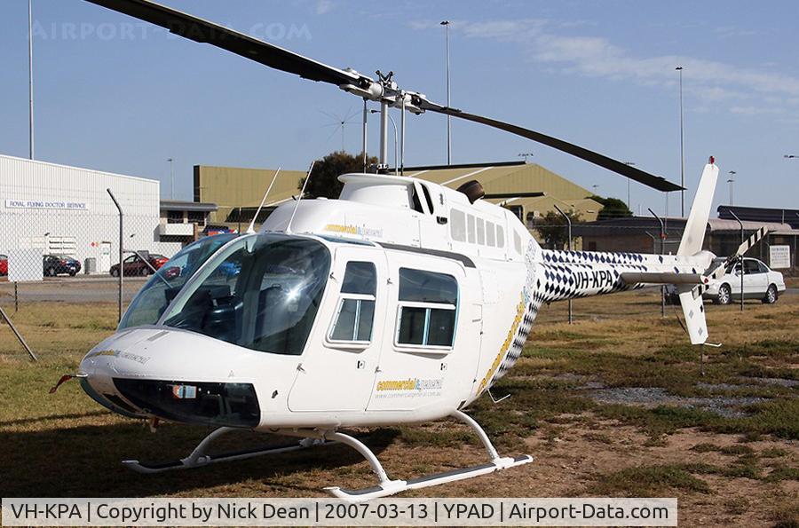 VH-KPA, 1973 Bell 206B C/N 1136, Horrible angle.....sorry!