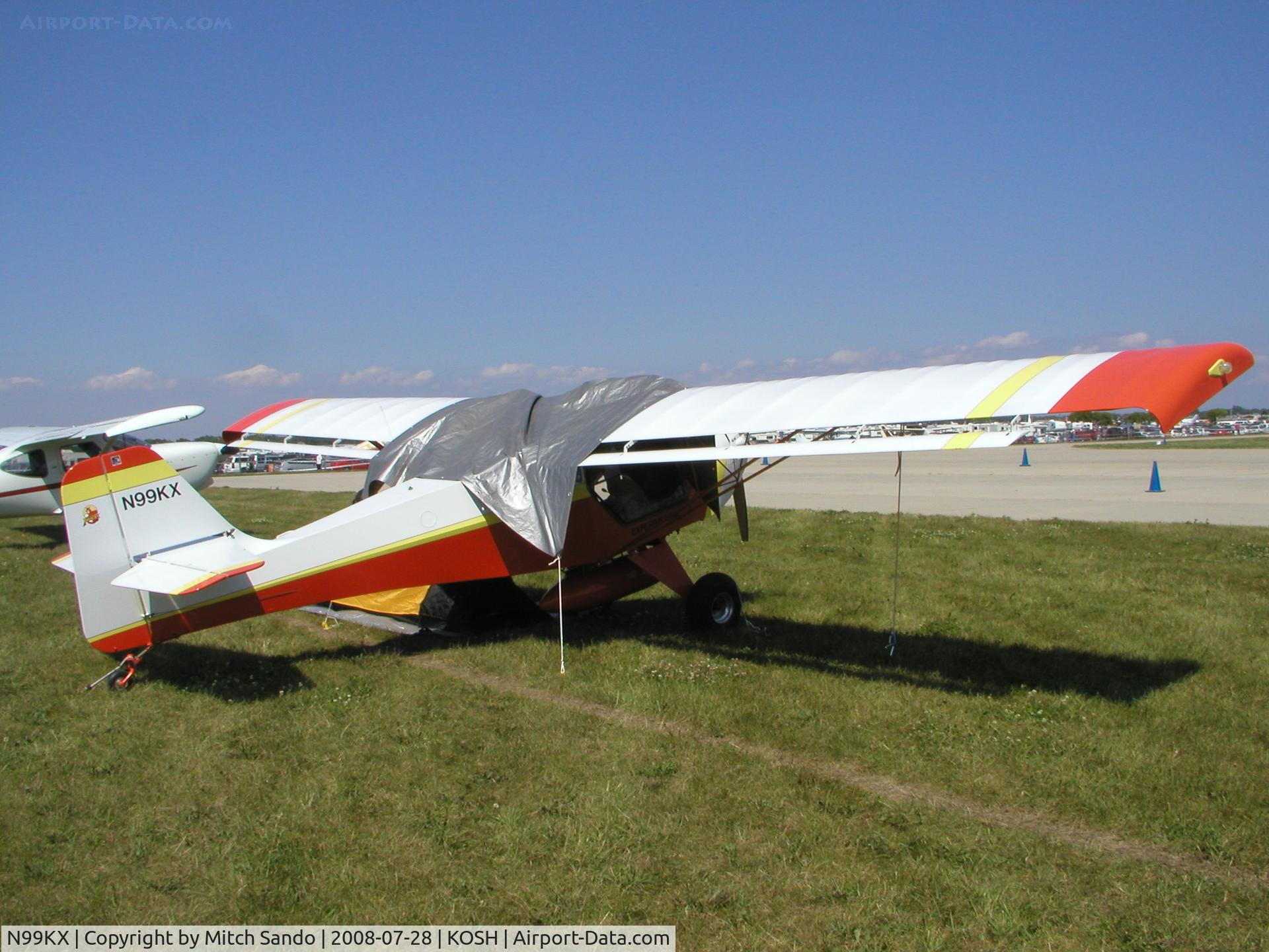 N99KX, 2005 Dzendzel G/menezes M KITFOX II C/N 374, EAA AirVenture 2008.