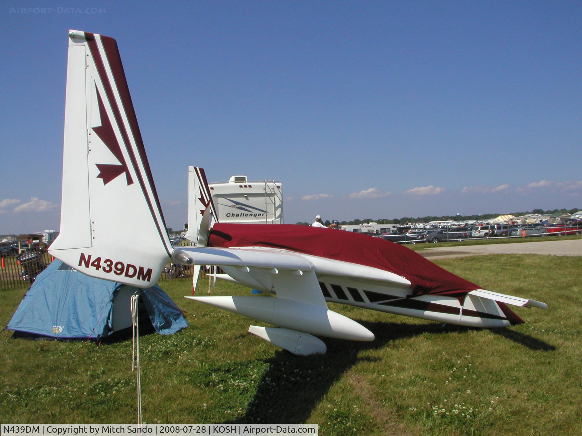 N439DM, 1983 Rutan Long-EZ C/N 1057, EAA AirVenture 2008.