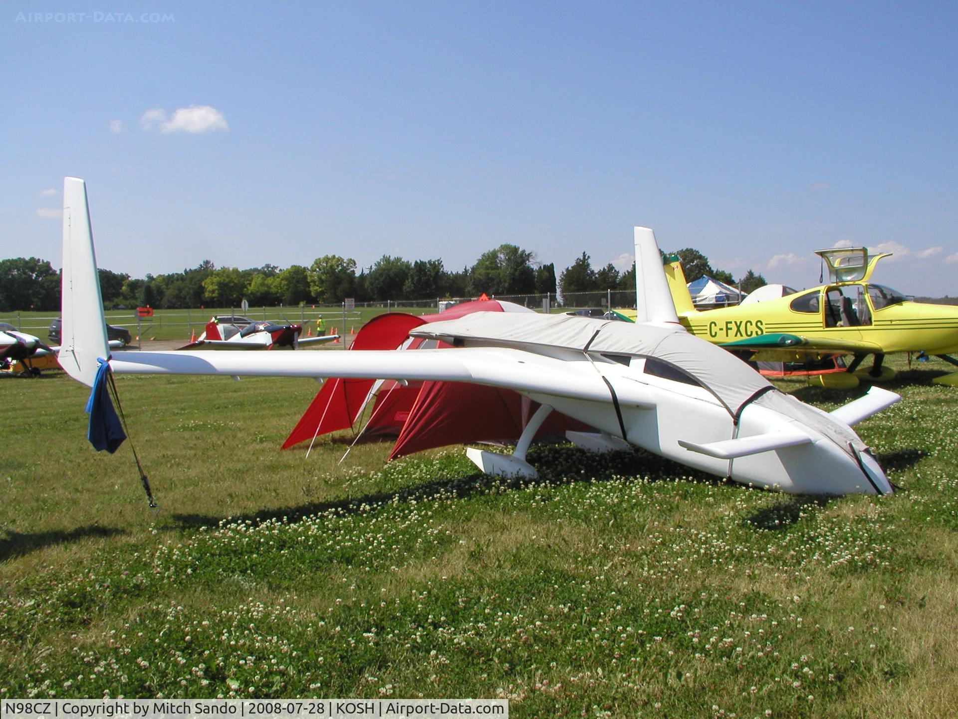 N98CZ, 2006 Co-Z Cozy Mark III C/N 68-04, EAA AirVenture 2008.