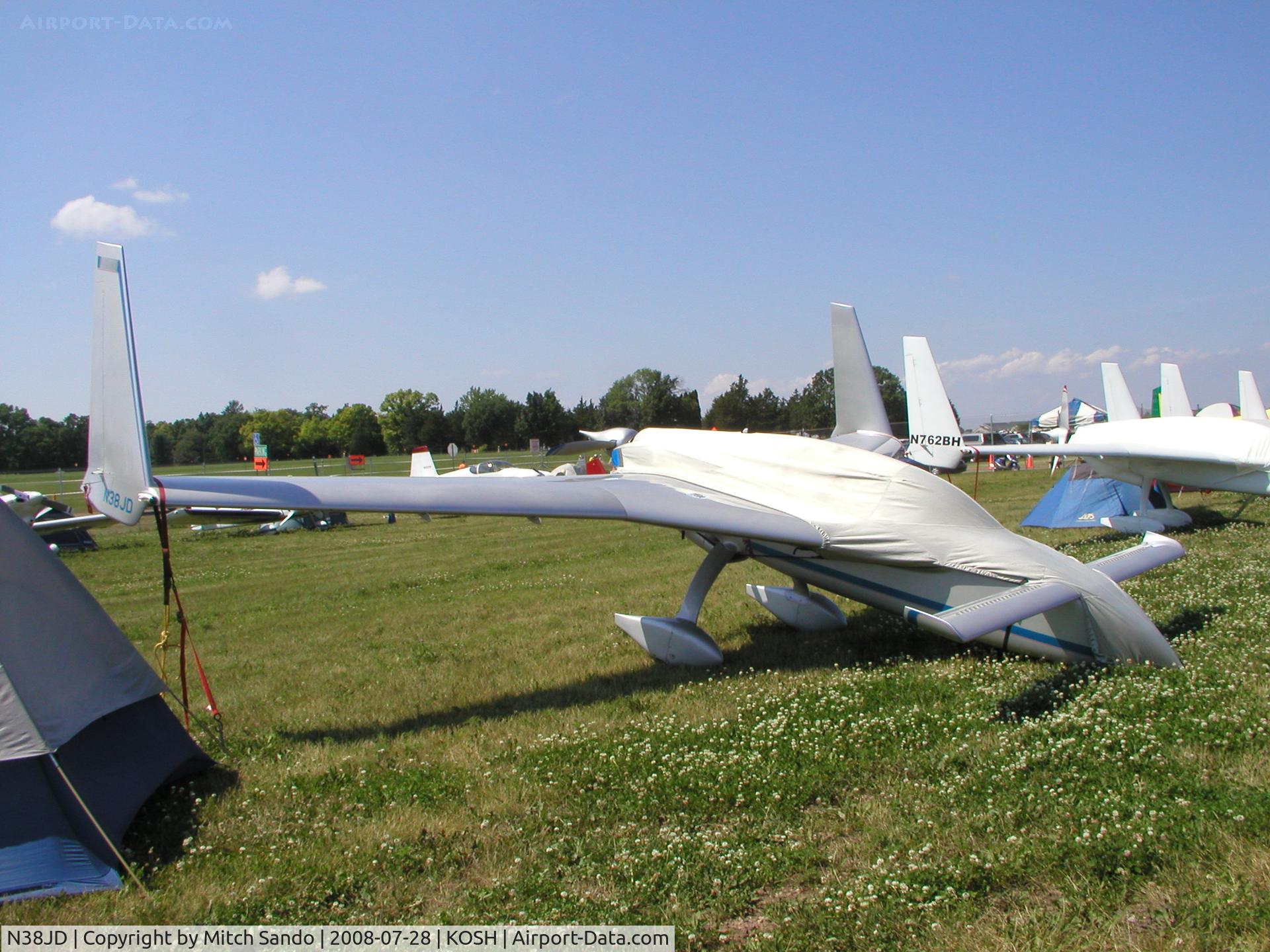 N38JD, 1990 Rutan Long-EZ C/N 1612, EAA AirVenture 2008.