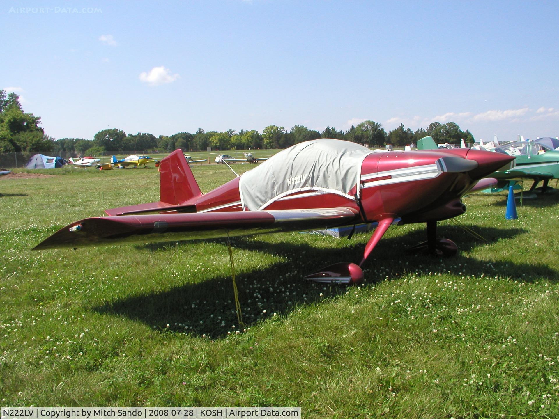 N222LV, 1995 Vans RV-6 C/N 20174, EAA AirVenture 2008.