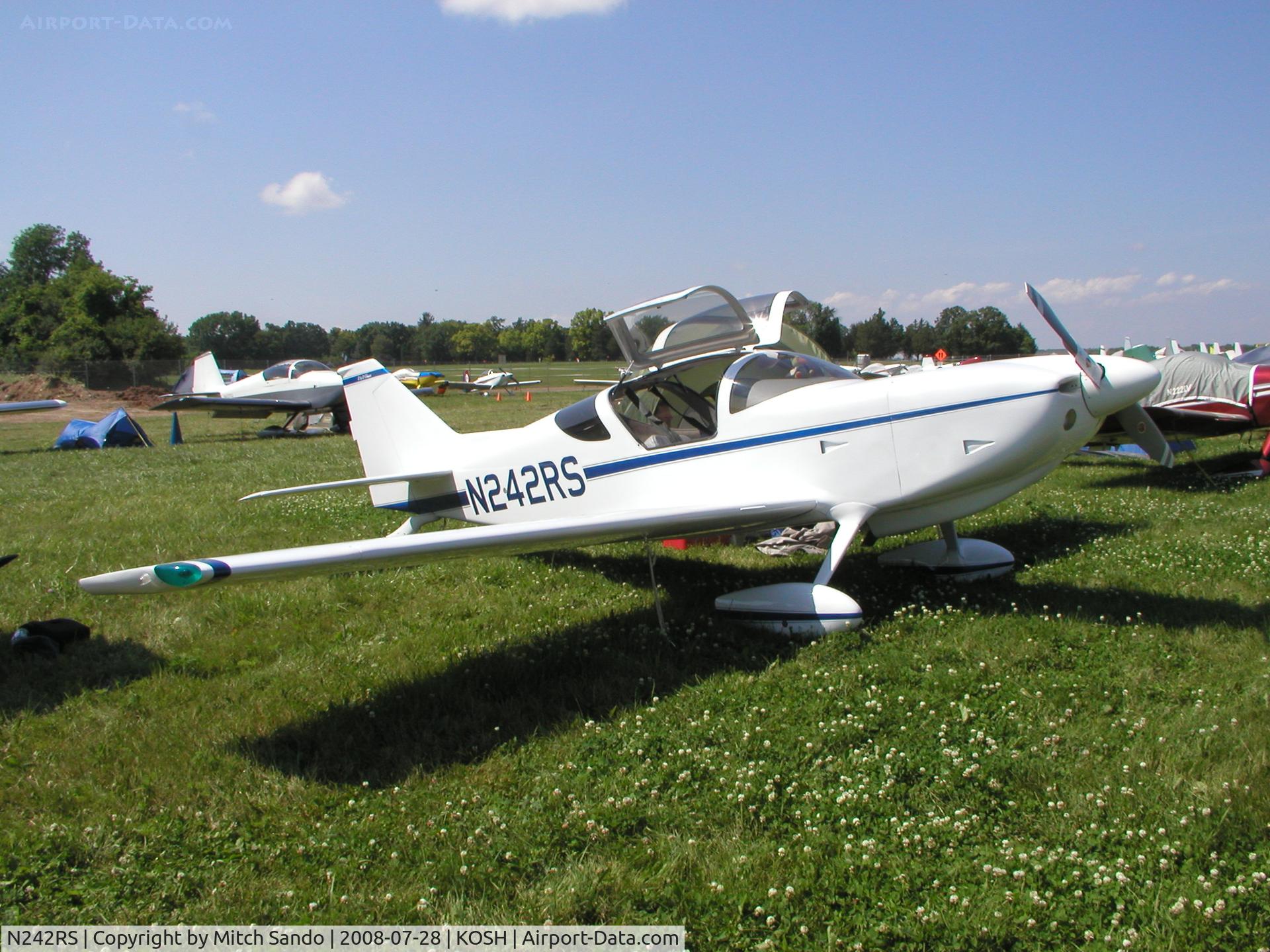 N242RS, 1997 Stoddard-Hamilton Glasair II-S C/N 2054, EAA AirVenture 2008.
