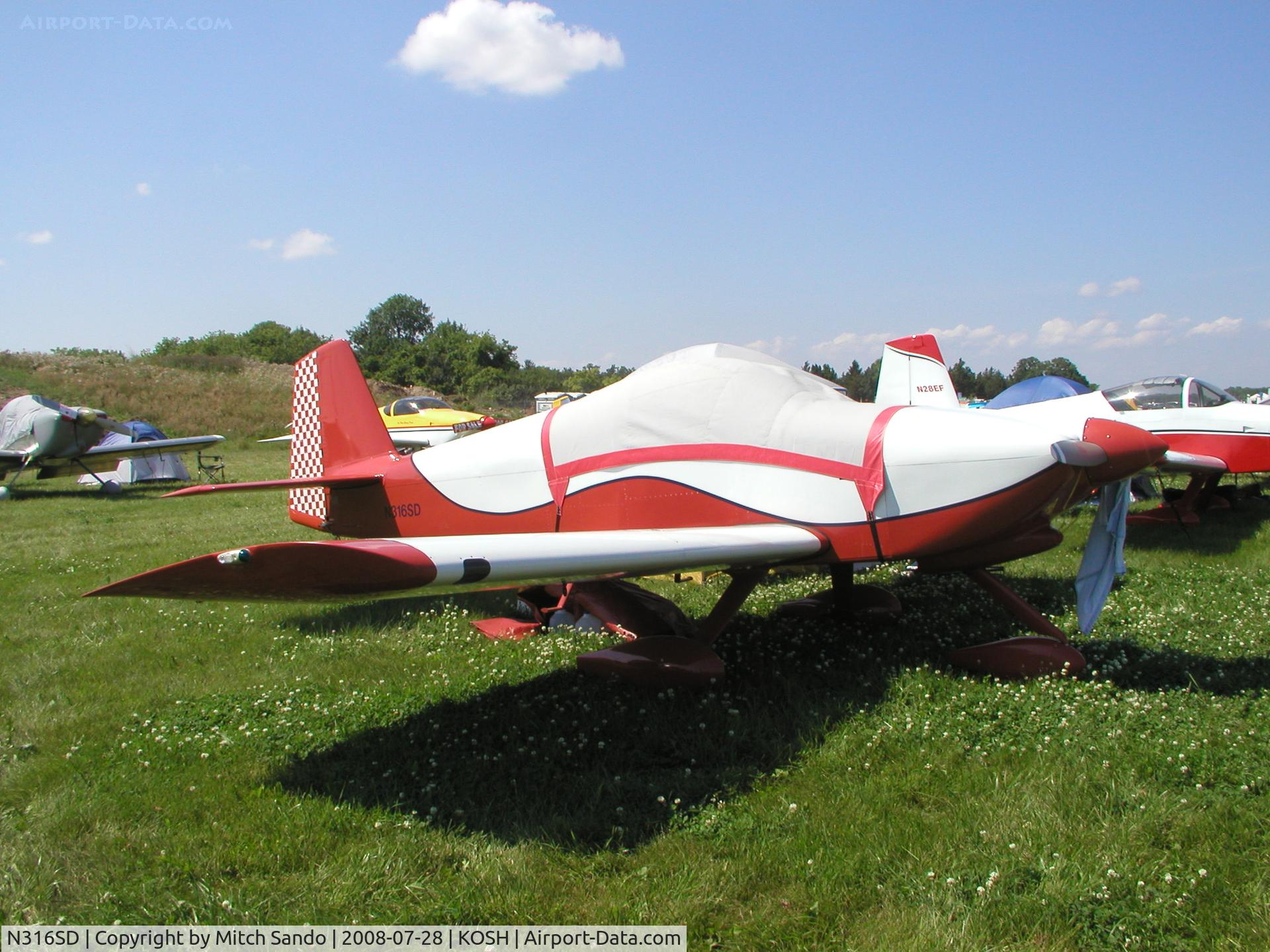 N316SD, 2006 Vans RV-6A C/N 23582, EAA AirVenture 2008.
