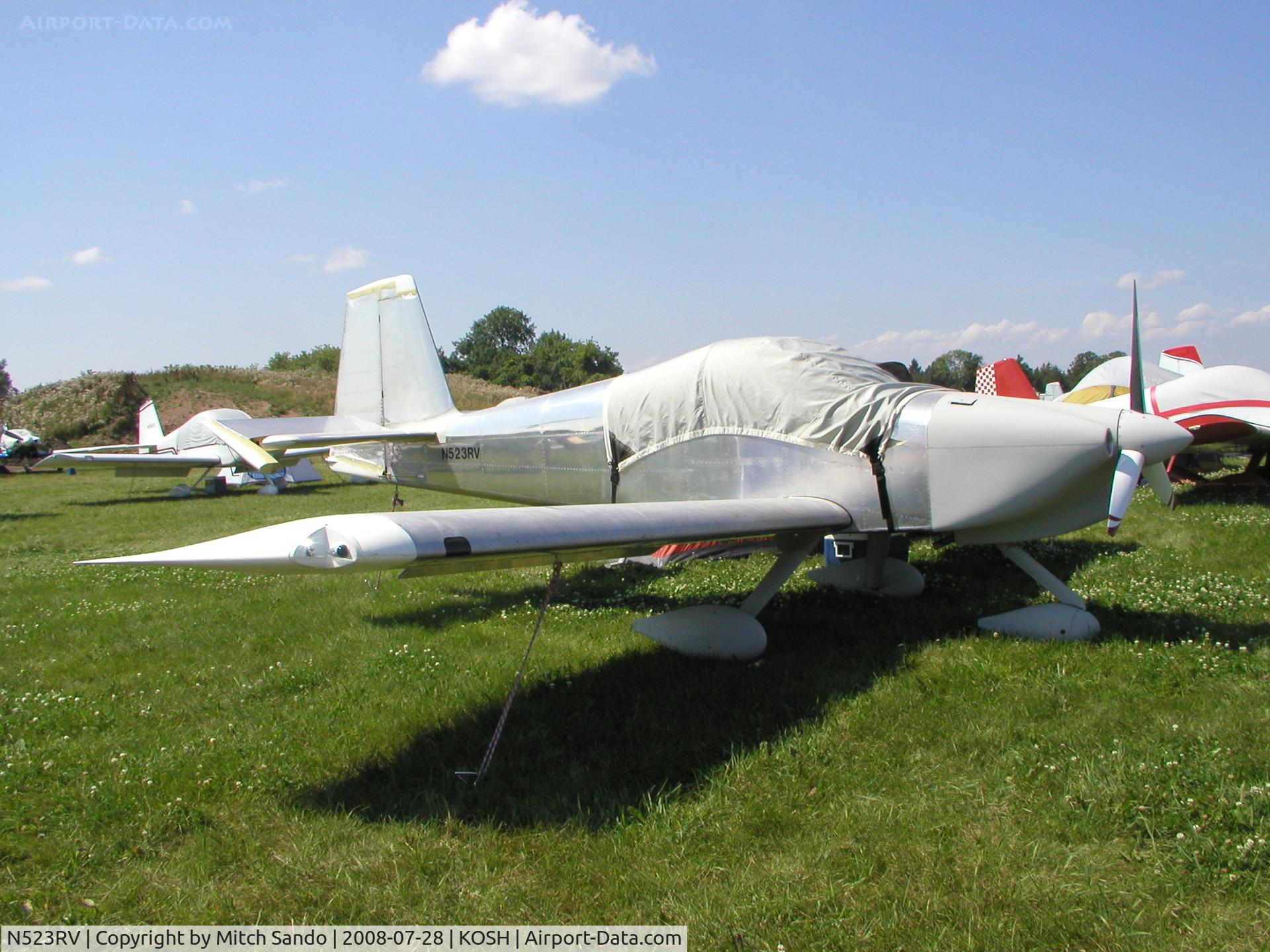 N523RV, 2006 Vans RV-9A C/N 90569, EAA AirVenture 2008.