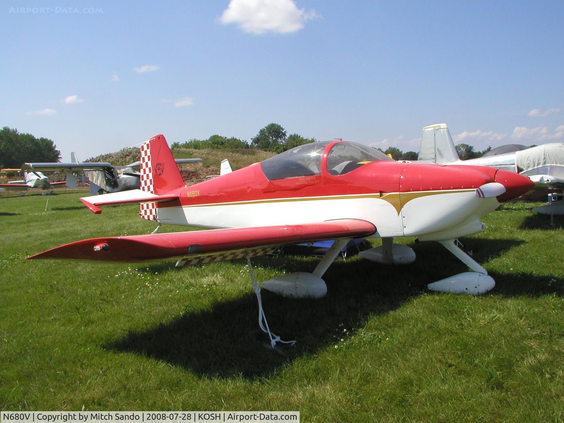 N680V, 2005 Vans RV-6A C/N 23091, EAA AirVenture 2008.