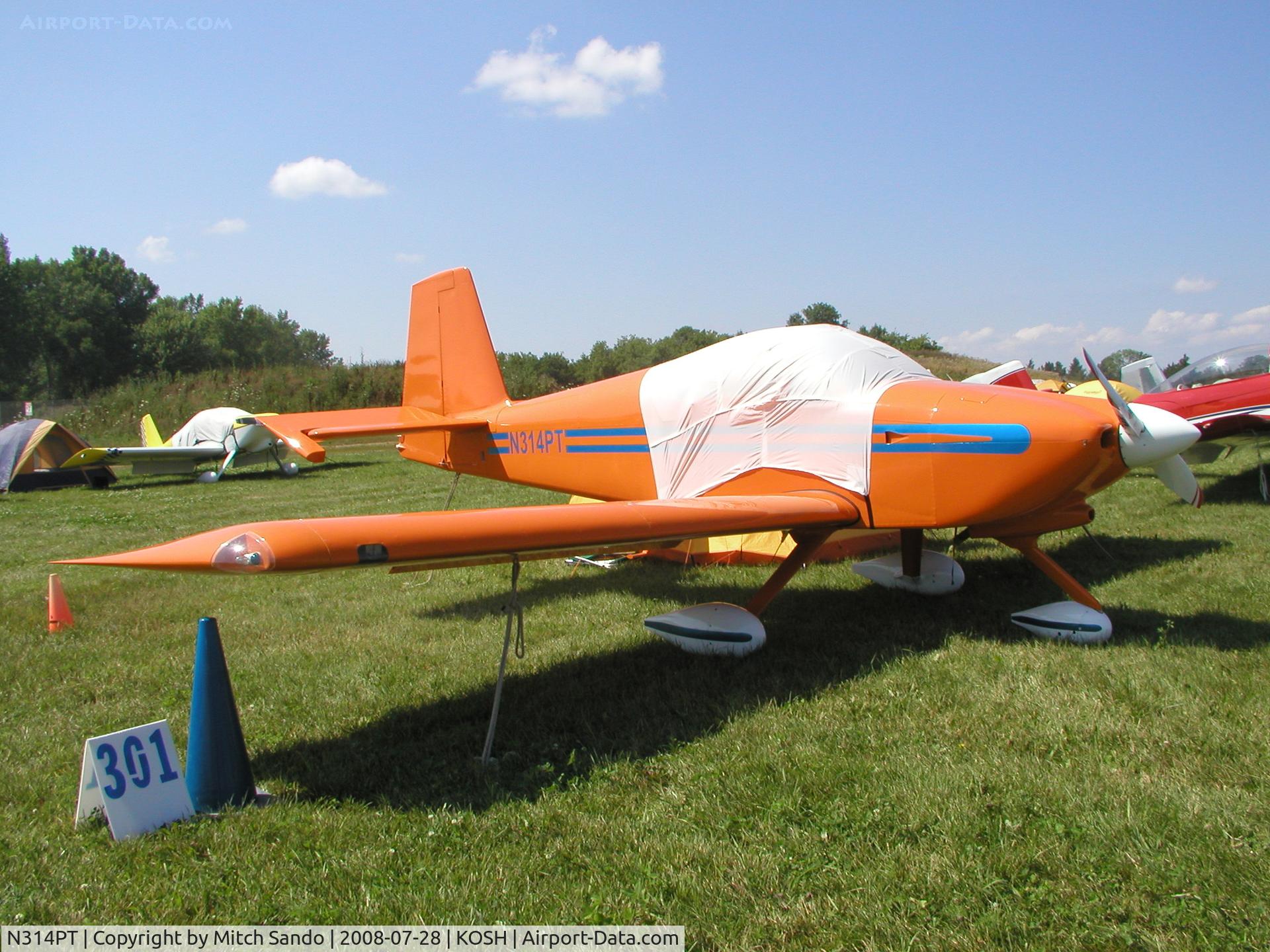 N314PT, 2006 Vans RV-9A C/N 90489, EAA AirVenture 2008.