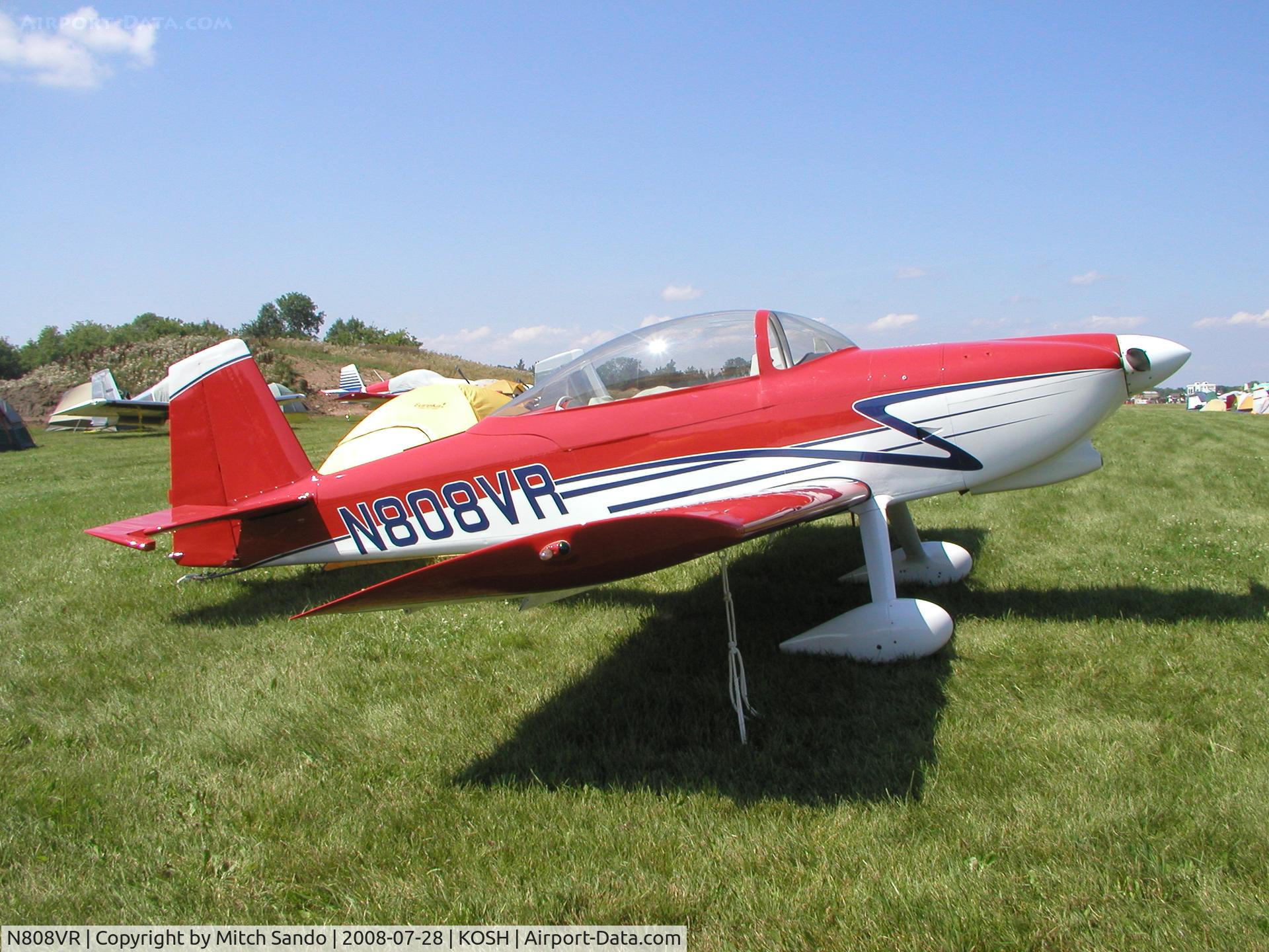 N808VR, 2002 Vans RV-8 C/N 80856, EAA AirVenture 2008.