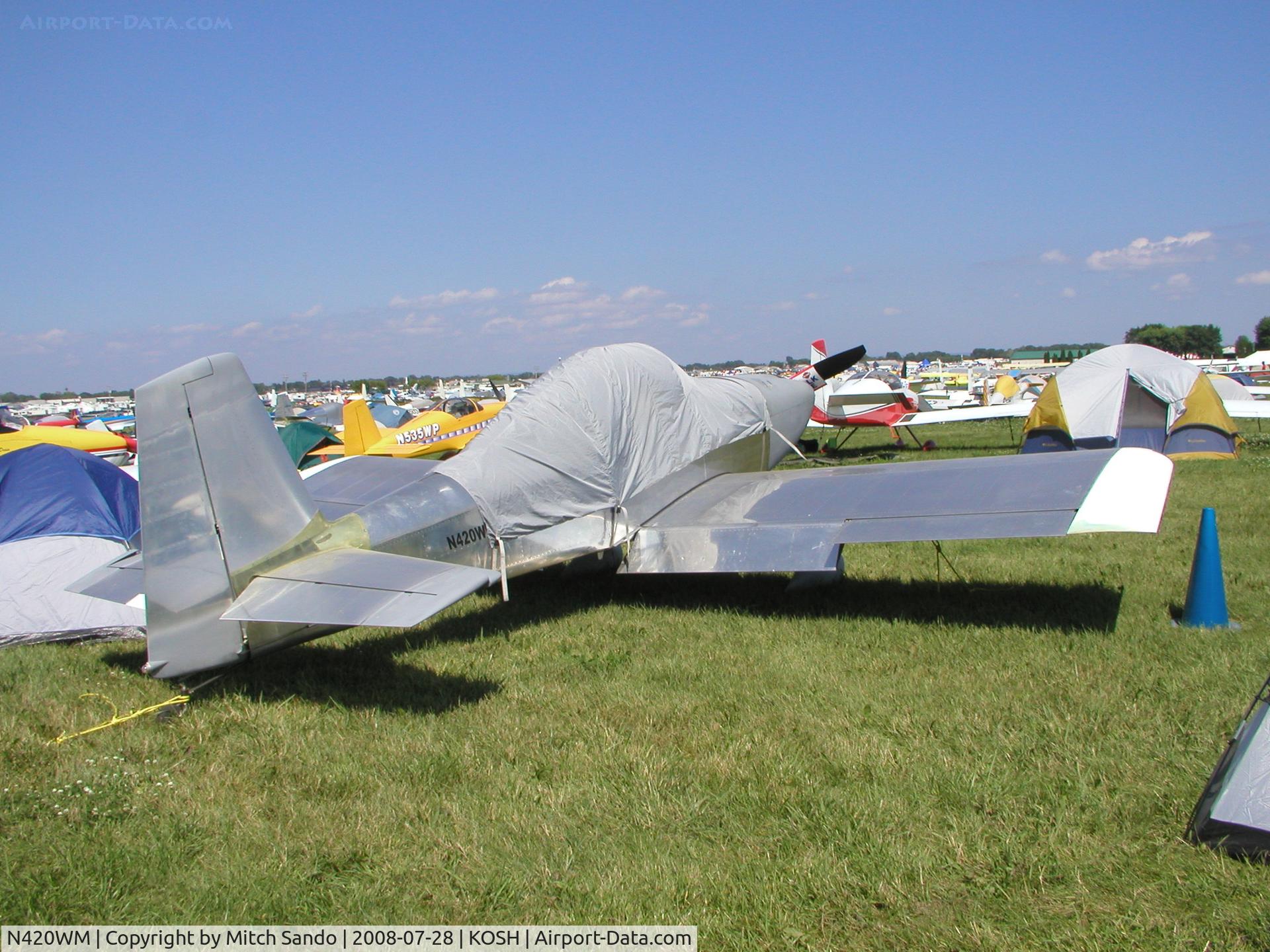 N420WM, 2006 Vans RV-8 C/N 81925, EAA AirVenture 2008.