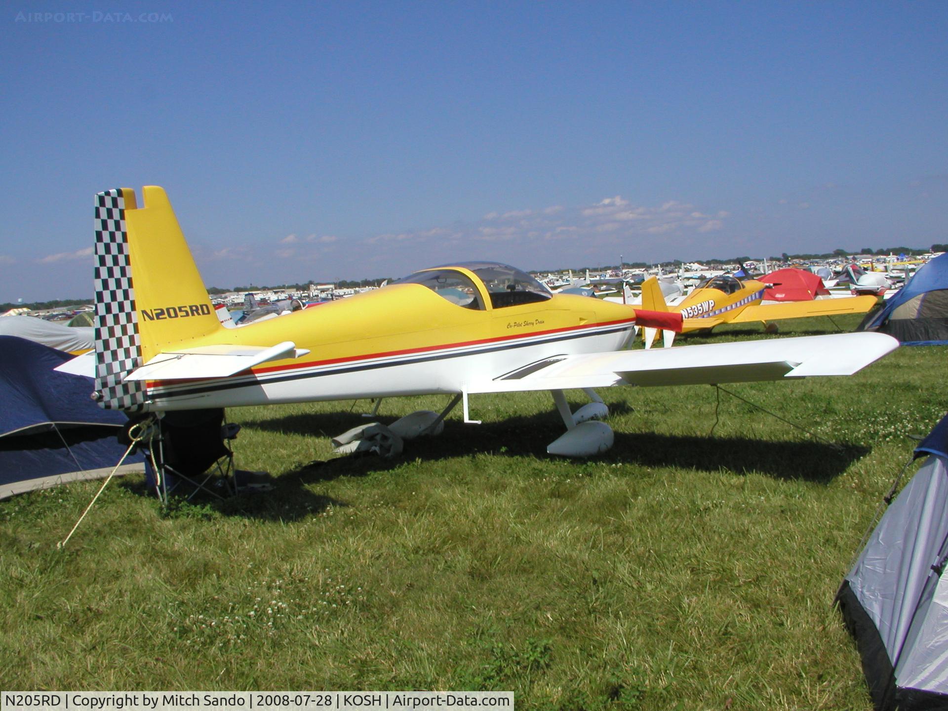 N205RD, 2004 Vans RV-7A C/N 71251, EAA AirVenture 2008.
