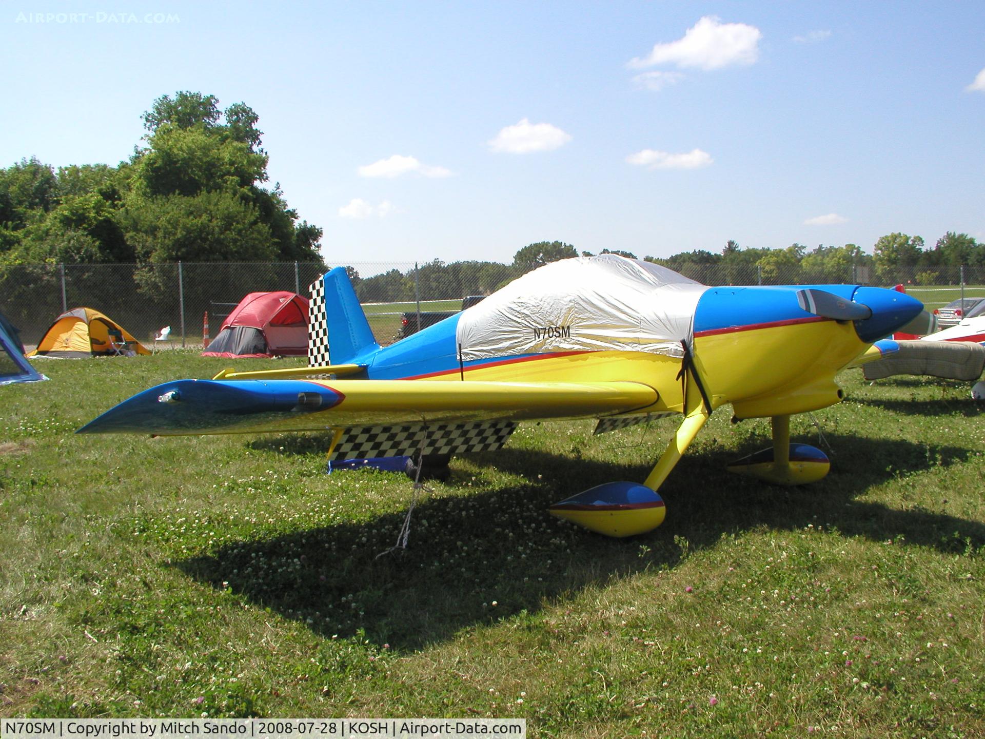 N70SM, Vans RV-6 C/N 60183, EAA AirVenture 2008.