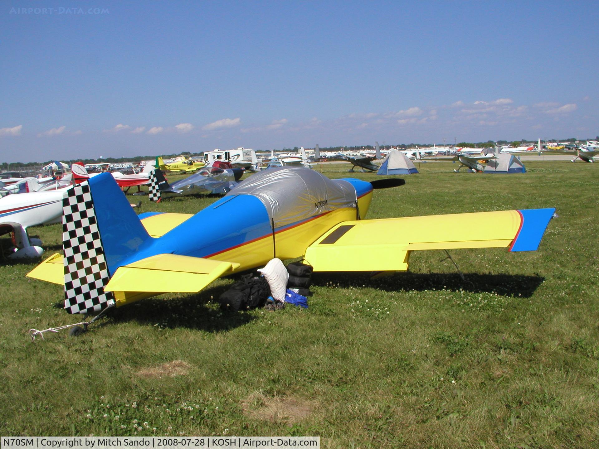 N70SM, Vans RV-6 C/N 60183, EAA AirVenture 2008.