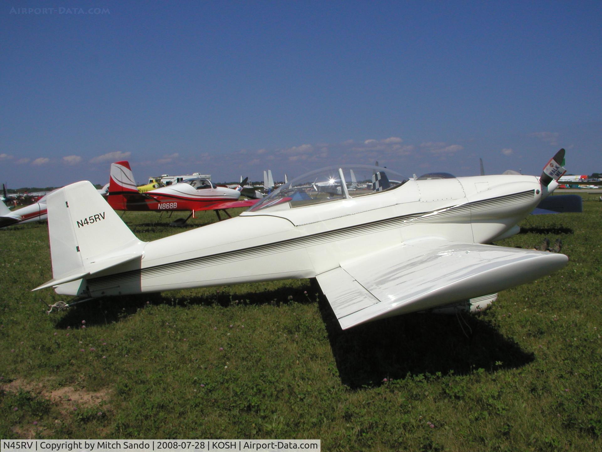 N45RV, 1996 Vans RV-4 C/N 113, EAA AirVenture 2008.