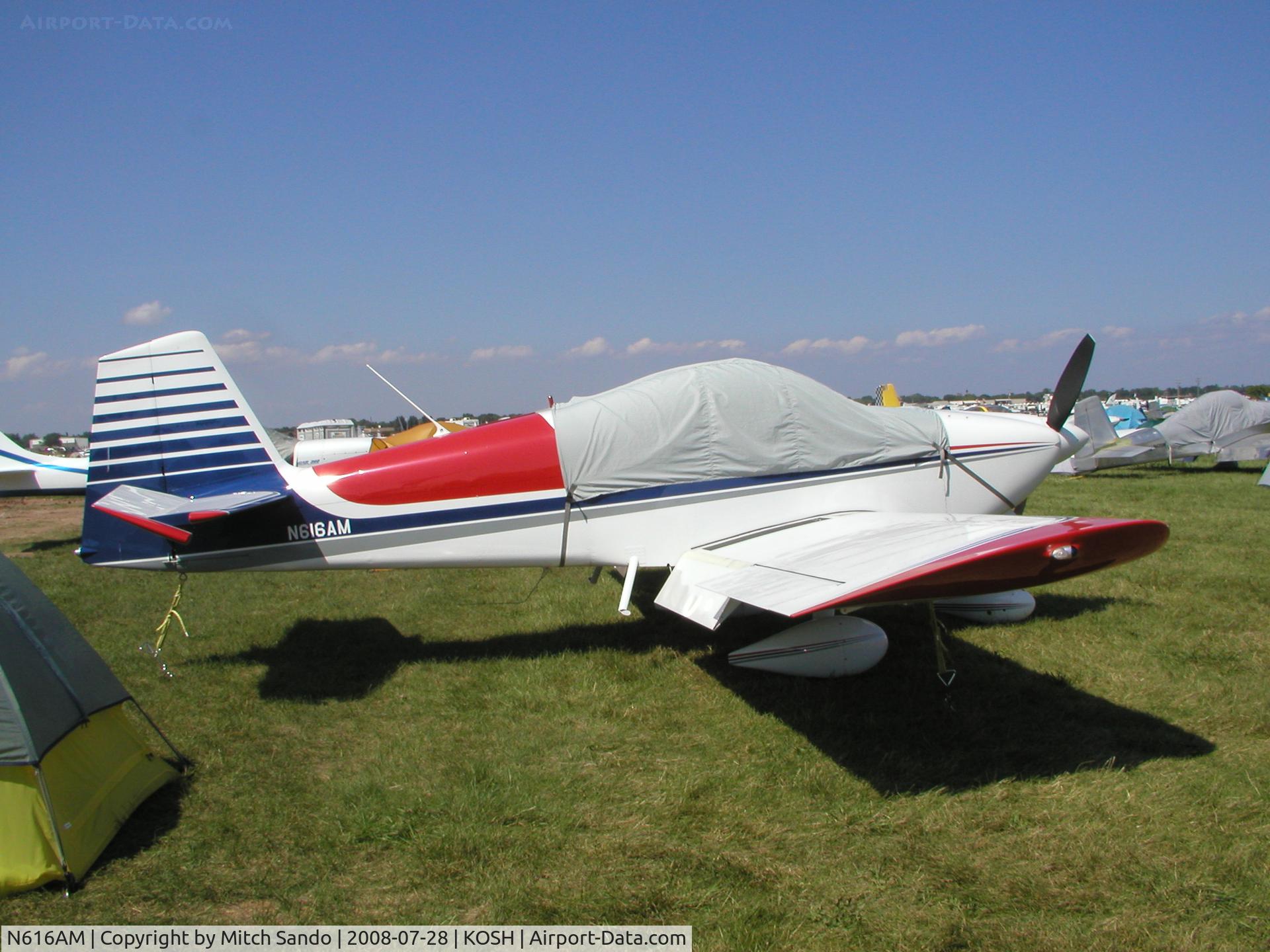 N616AM, 2003 Vans RV-6A C/N 60386, EAA AirVenture 2008.