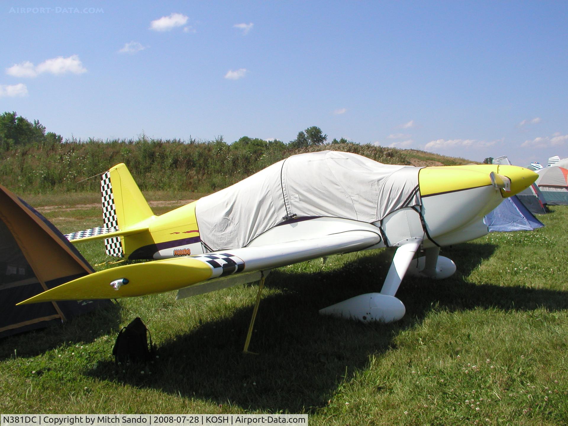 N381DC, 2001 Vans RV-6 C/N 25265, EAA AirVenture 2008.