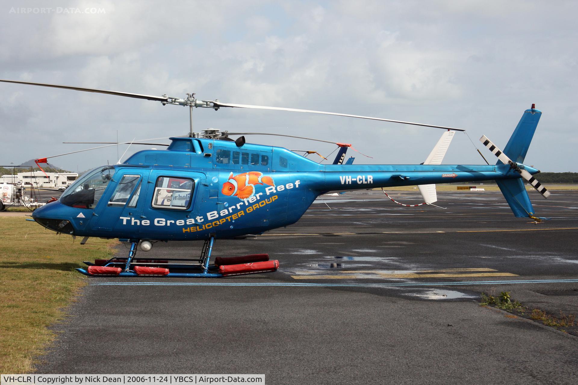 VH-CLR, 1981 Bell 206B-3 JetRanger III C/N 3349, /
