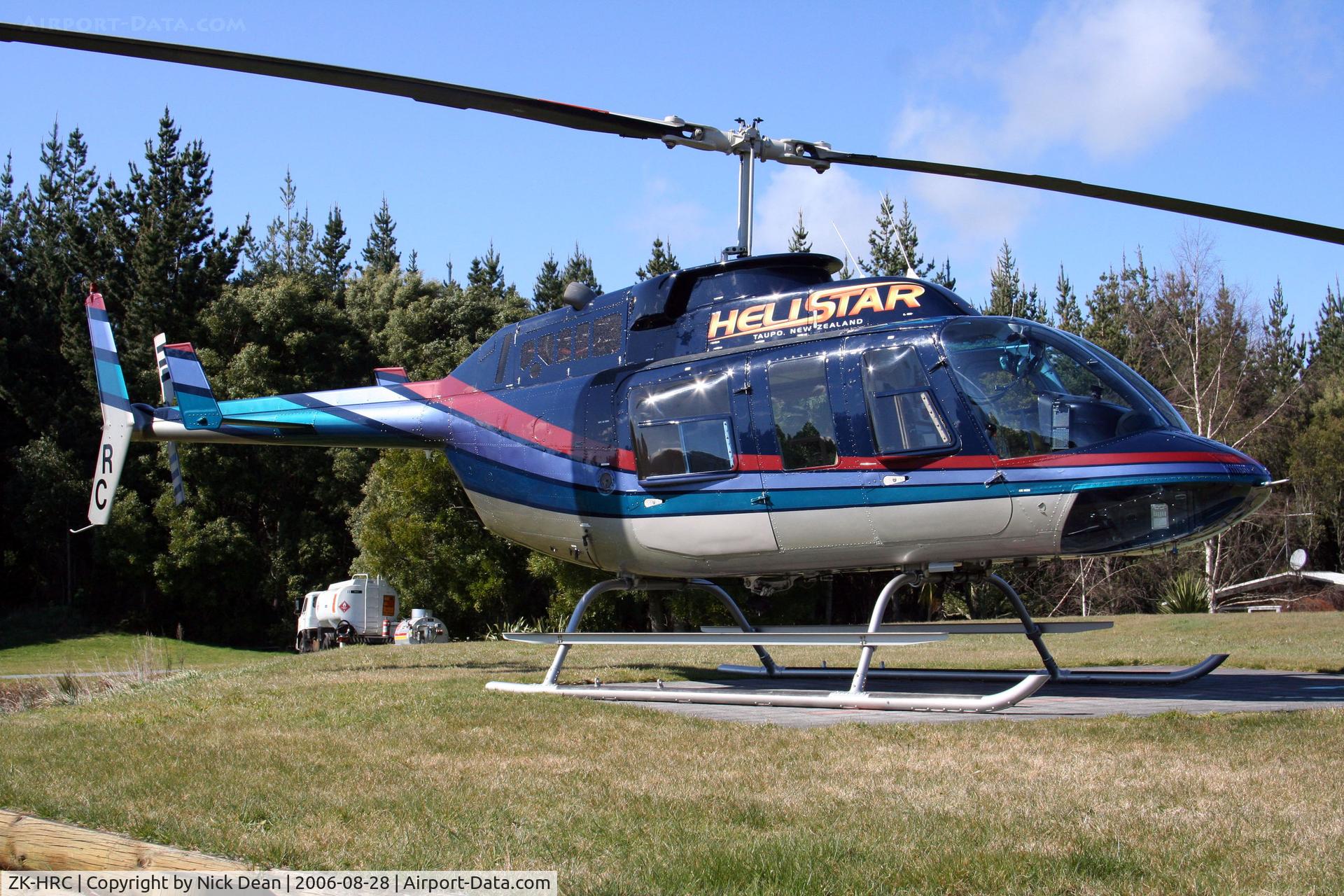 ZK-HRC, 1977 Bell 206L LongRanger C/N 45102, Taupo Heliport