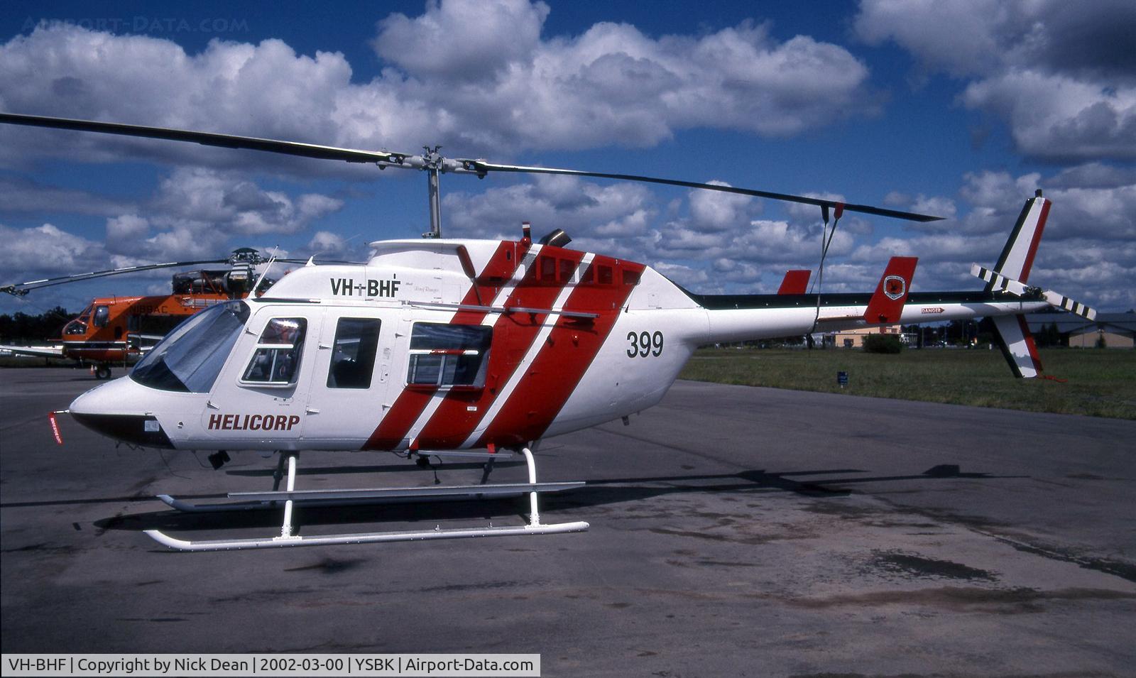 VH-BHF, 1979 Bell 206L-1 LongRanger II C/N 45164, Scanned from a slide