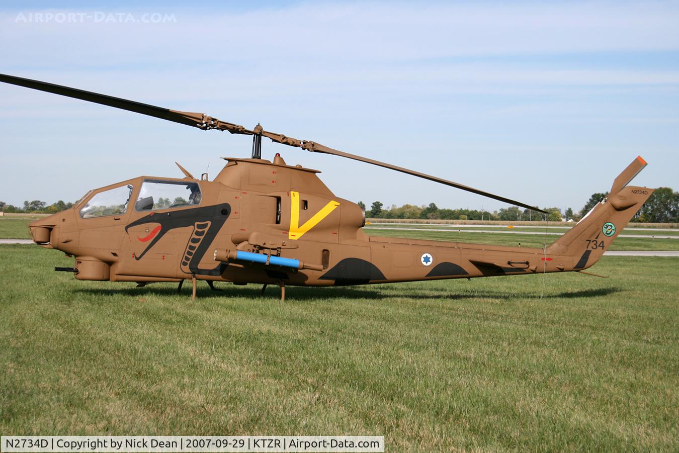 N2734D, 1977 Bell TAH-1P C/N 22072, C/N is 22072 not as posted