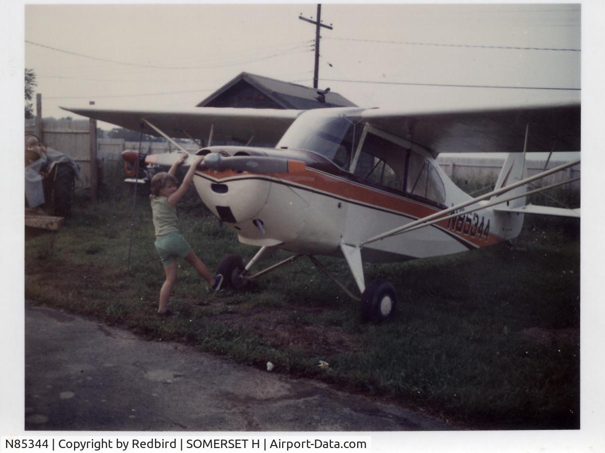 N85344, 1946 Aeronca 7AC Champion C/N 7AC-4084, N85344 circa 1972