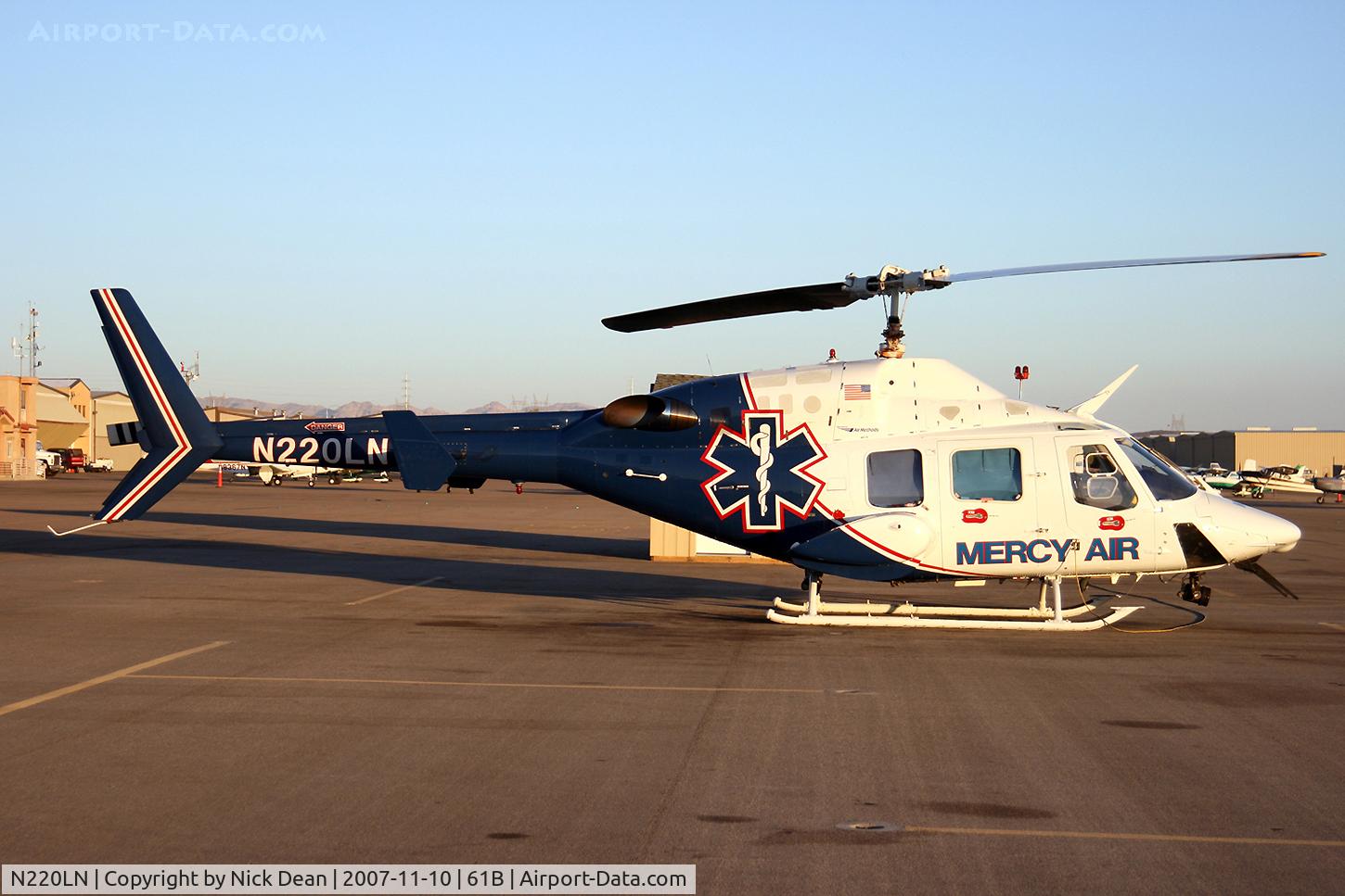 N220LN, 1987 Bell 222U C/N 47567, /