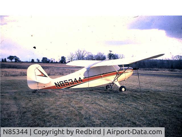 N85344, 1946 Aeronca 7AC Champion C/N 7AC-4084, At Somerset Hills AP around 1972