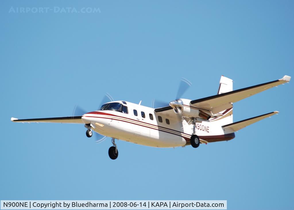 N900NE, 1982 Gulfstream Am Corp Comm Div 690D C/N 15008, On final approach to 17L.