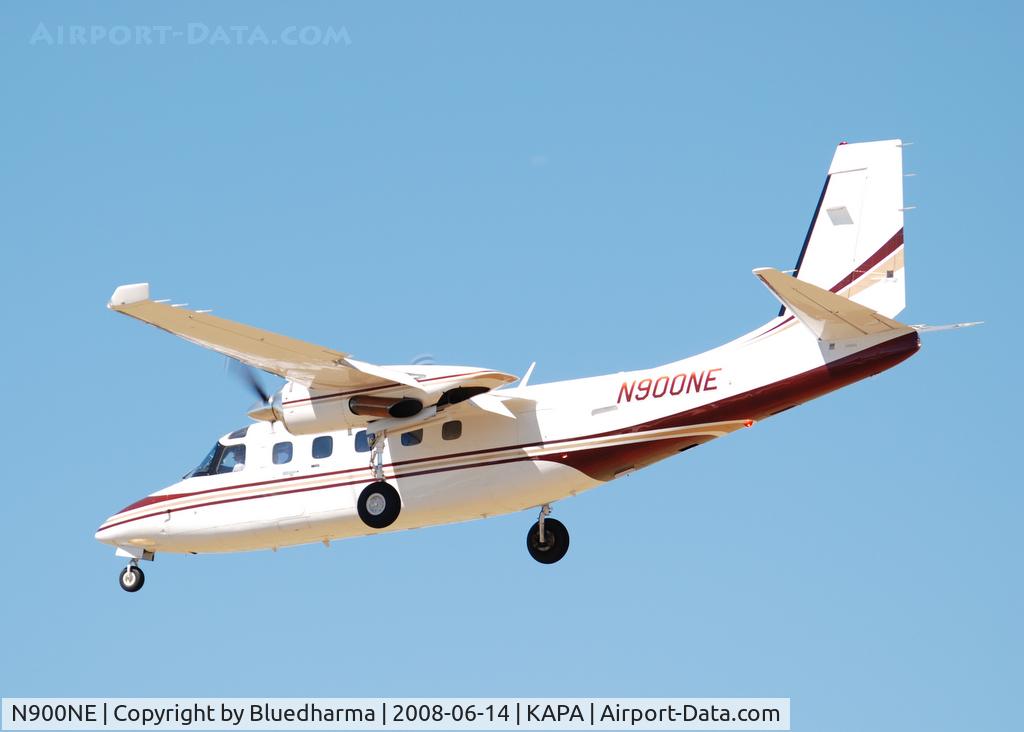 N900NE, 1982 Gulfstream Am Corp Comm Div 690D C/N 15008, On final approach to 17L.