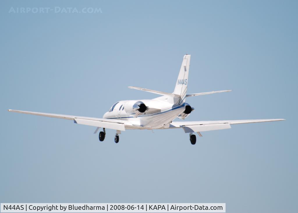 N44AS, 1979 Cessna 550 Citation II C/N 550-0047, On final approach to 17L.