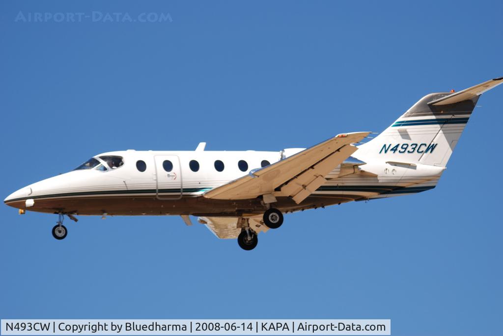N493CW, 1994 Beech 400A Beechjet C/N RK-93, On final approach to 17L.