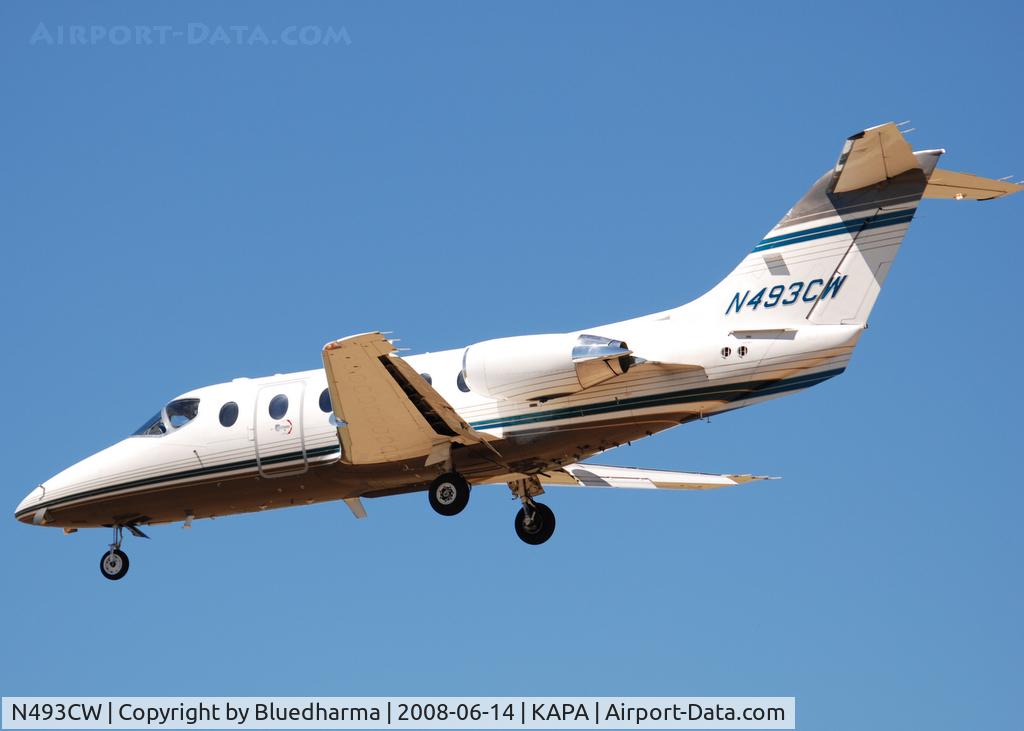 N493CW, 1994 Beech 400A Beechjet C/N RK-93, On final approach to 17L.