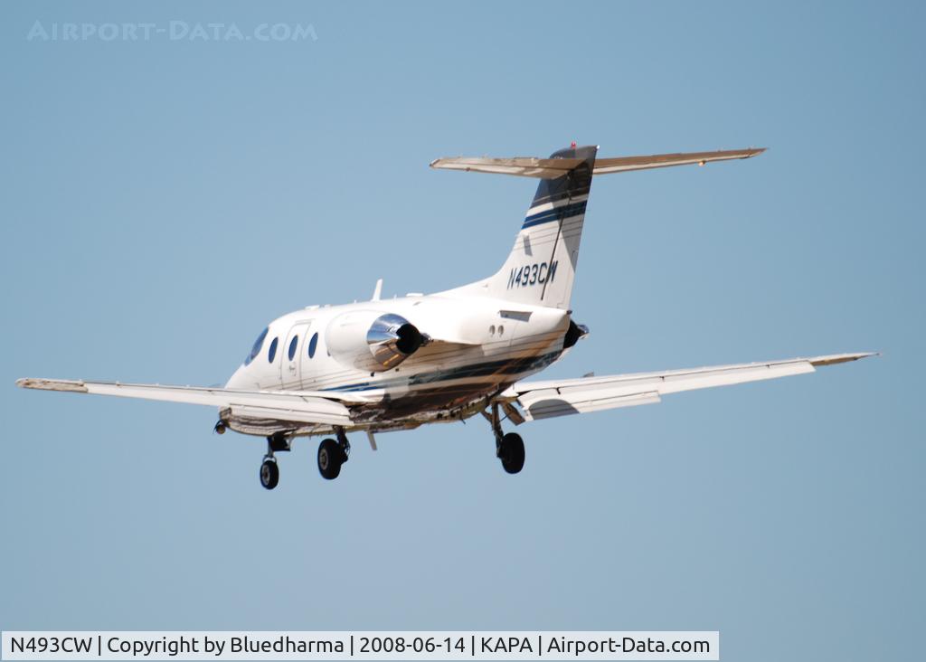 N493CW, 1994 Beech 400A Beechjet C/N RK-93, On final approach to 17L.