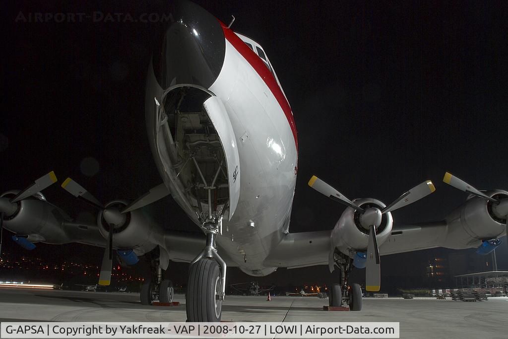 G-APSA, 1958 Douglas DC-6A C/N 45497, British Eagle DC6