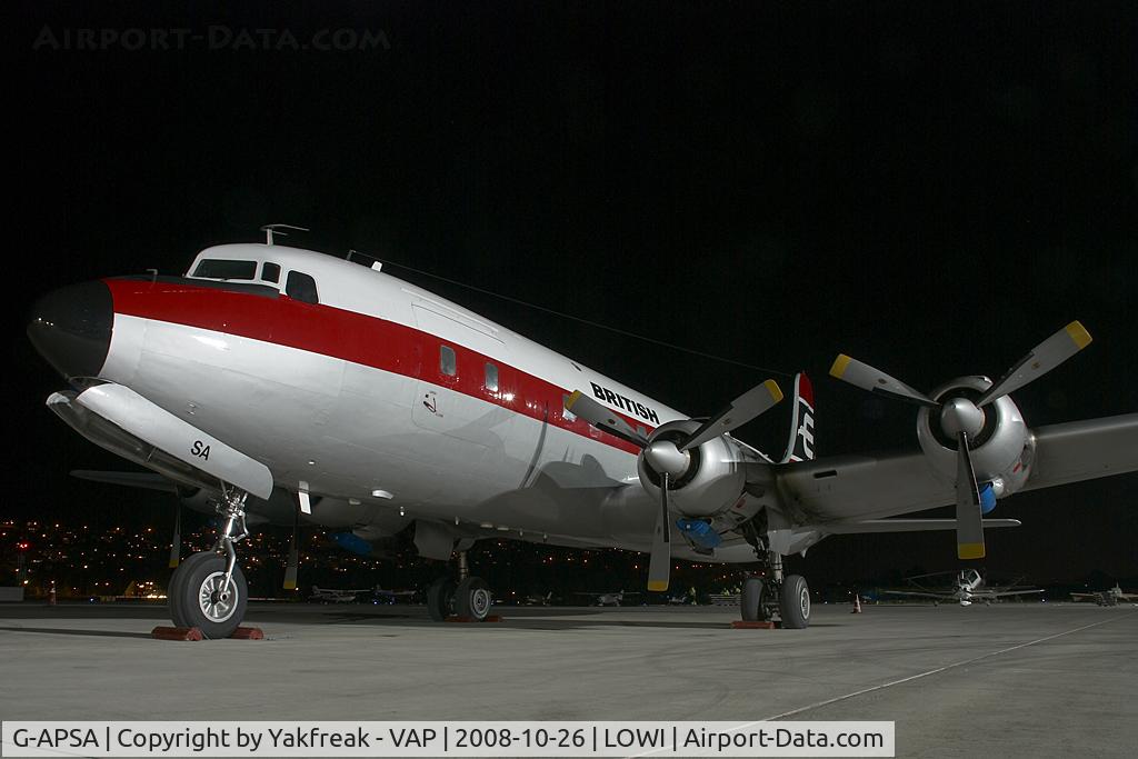 G-APSA, 1958 Douglas DC-6A C/N 45497, British Eagle DC6