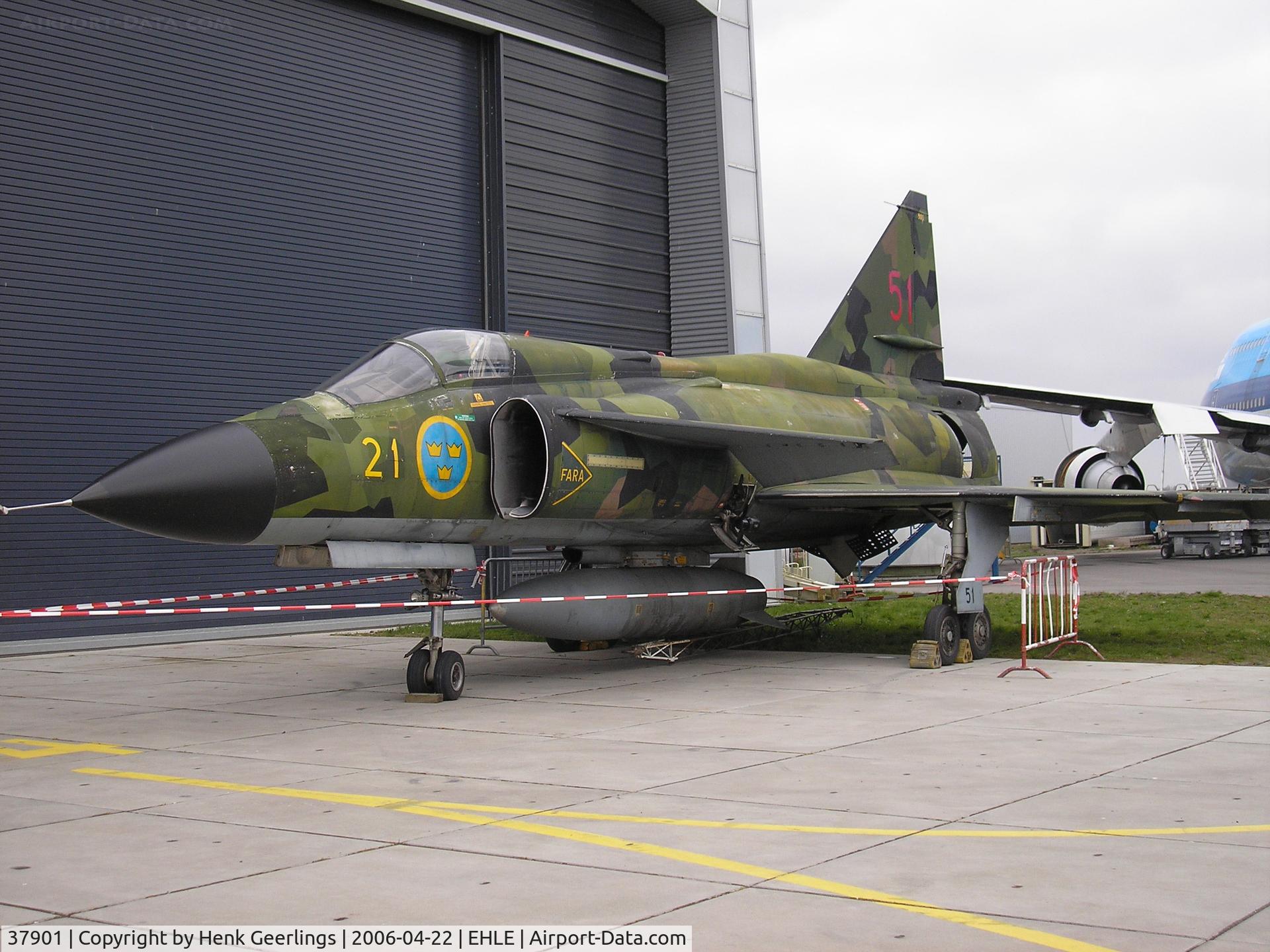 37901, 1975 Saab AJSH 37 Viggen C/N 37901, Aviodrome - Aviation Museum - Lelystad