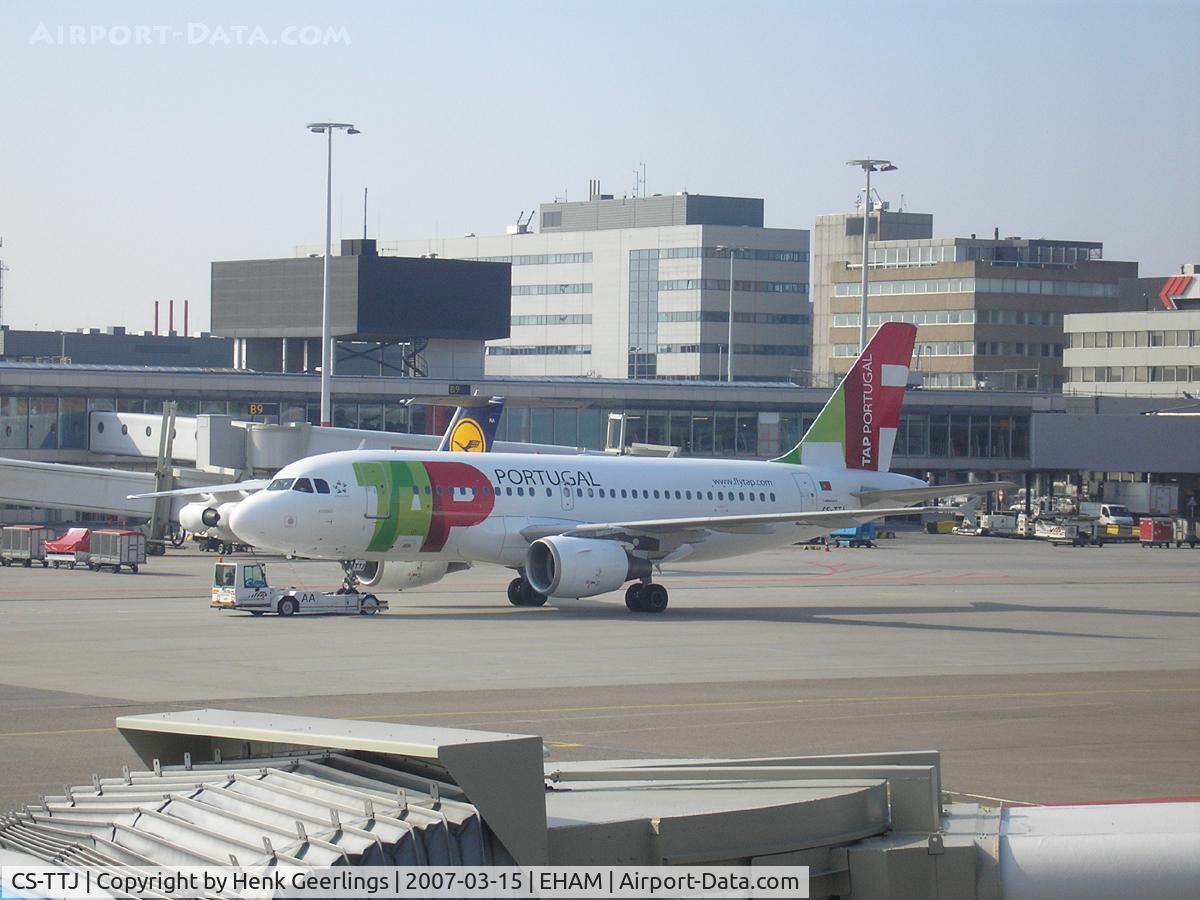 CS-TTJ, 1999 Airbus A319-111 C/N 979, Departure , Schiphol