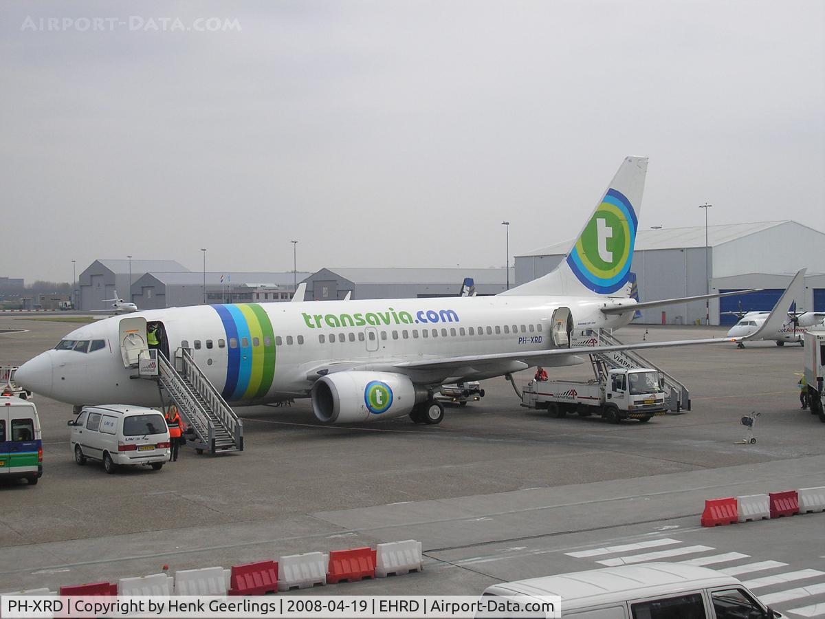 PH-XRD, 2003 Boeing 737-7K2 C/N 30659, Ready for departure from Rotterdam Airport