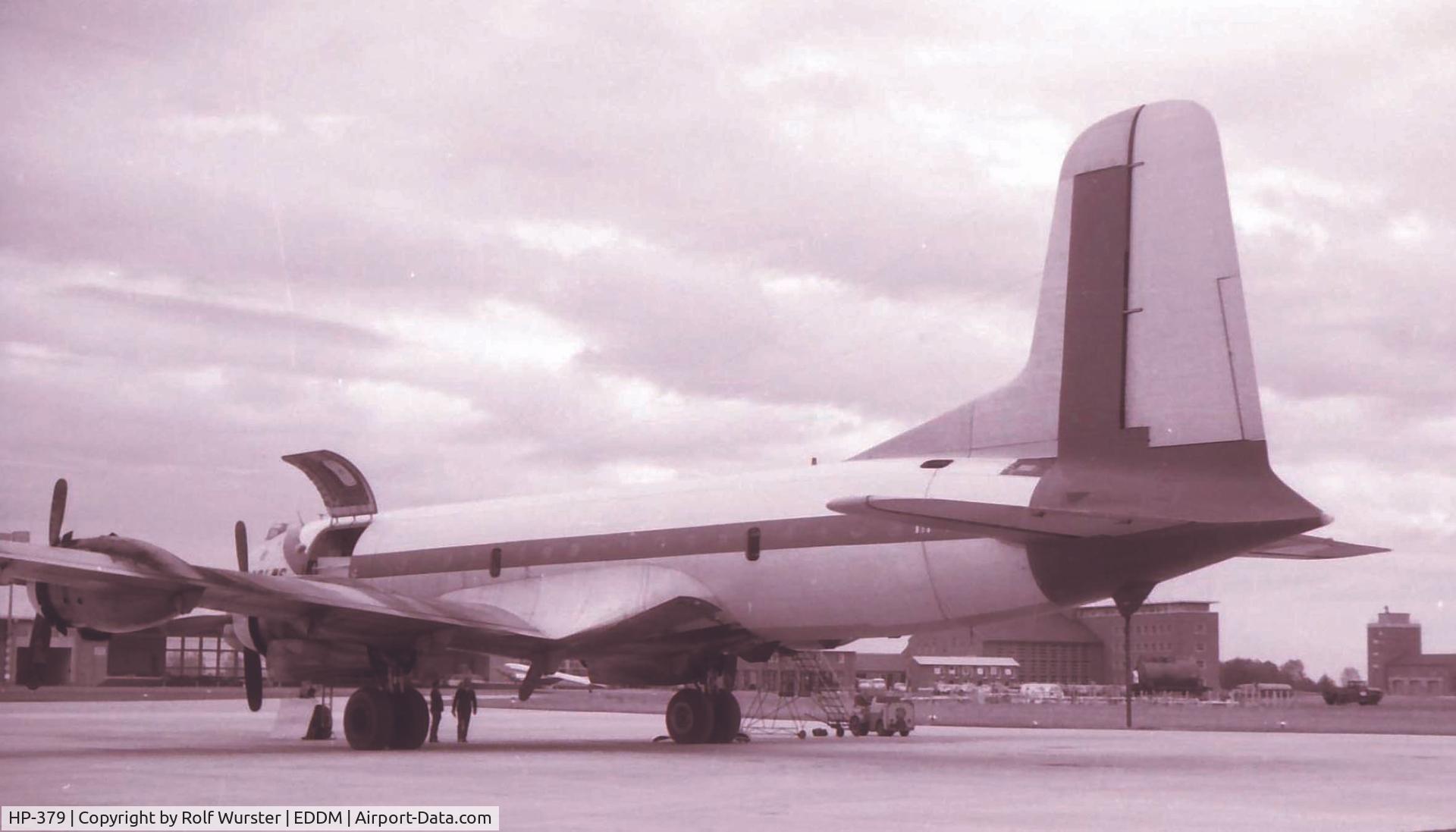 HP-379, 1946 Douglas C-74 Globemaster I C/N 13920, HP 379 an C 74 Globemaster I at Munich Riem Airport