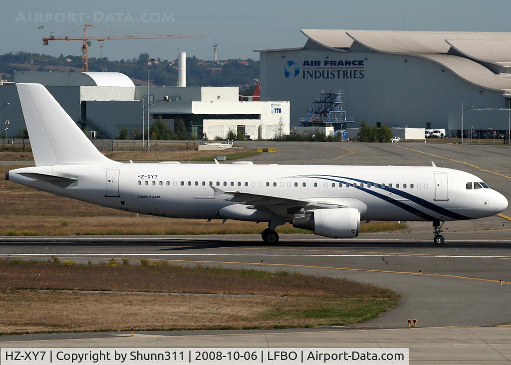HZ-XY7, 2004 Airbus A320-214 C/N 2165, Rolling to EADS facility...