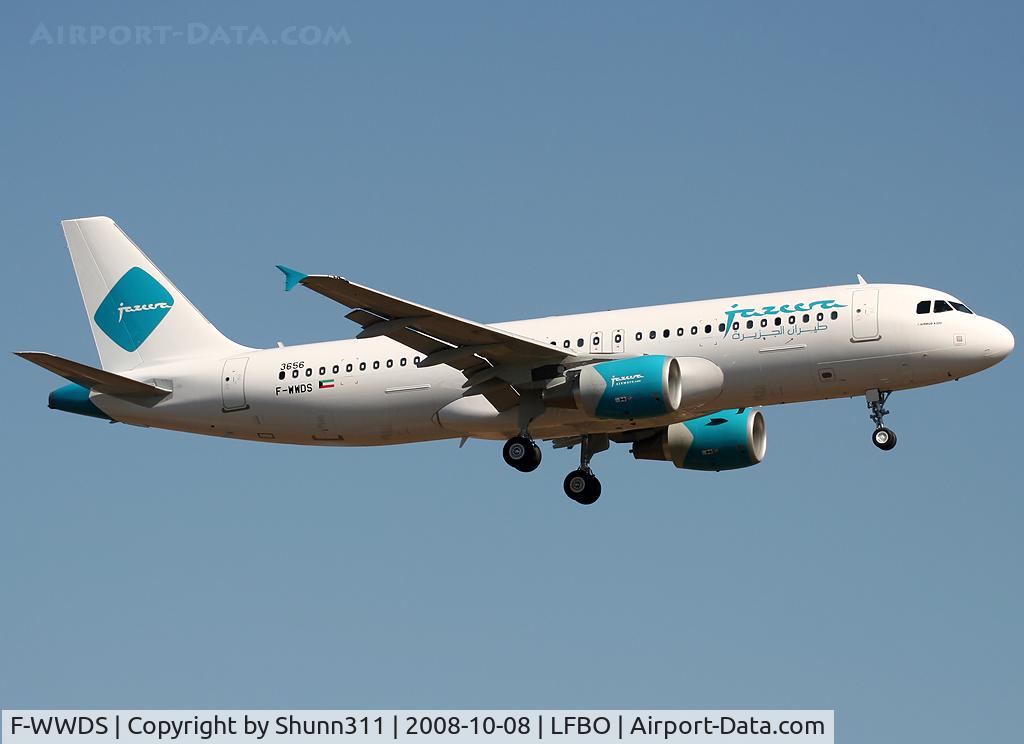 F-WWDS, 2008 Airbus A320-214 C/N 3656, C/n 3656 - To be 9K-CAG