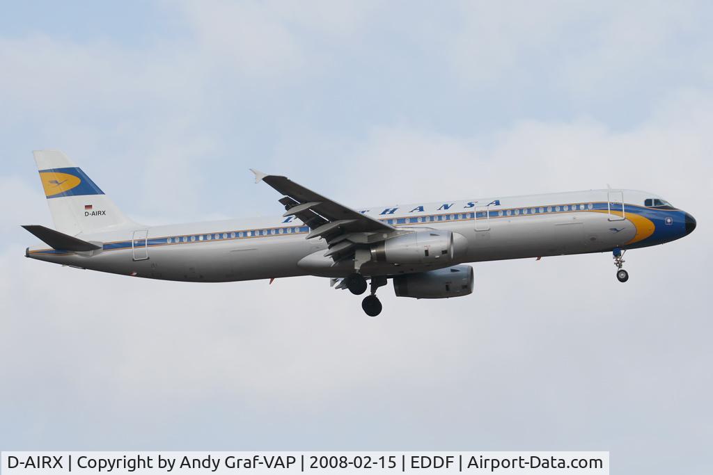 D-AIRX, 1998 Airbus A321-131 C/N 0887, Lufthansa A321