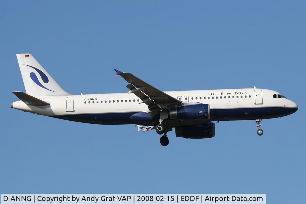 D-ANNG, 2001 Airbus A320-232 C/N 1464, Bluewings A320
