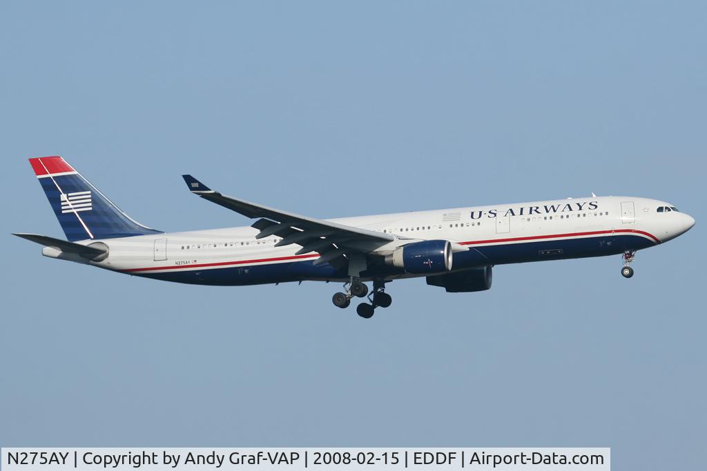 N275AY, 2000 Airbus A330-323 C/N 0370, US Airways A330-300
