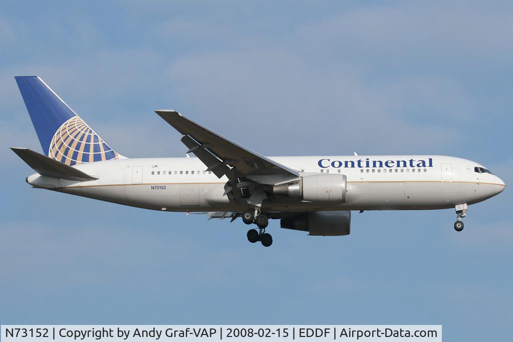 N73152, 2000 Boeing 767-224ER C/N 30431, Continental Airlines 767-200