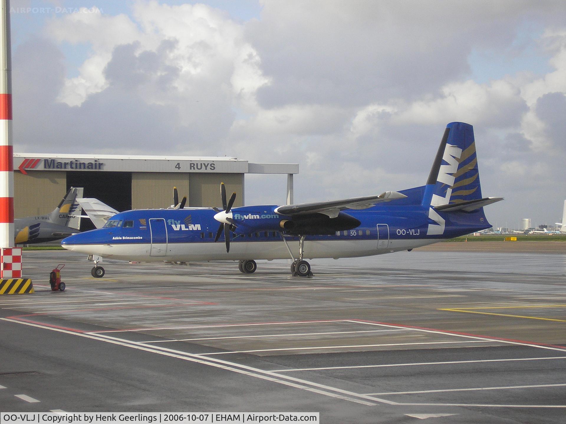 OO-VLJ, 1987 Fokker 50 C/N 20105, Schiphol - East