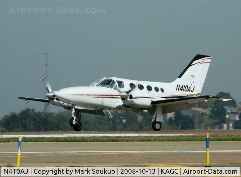 N410AJ, Cessna 421C Golden Eagle C/N 421C1093, N410AJ @ KAGC