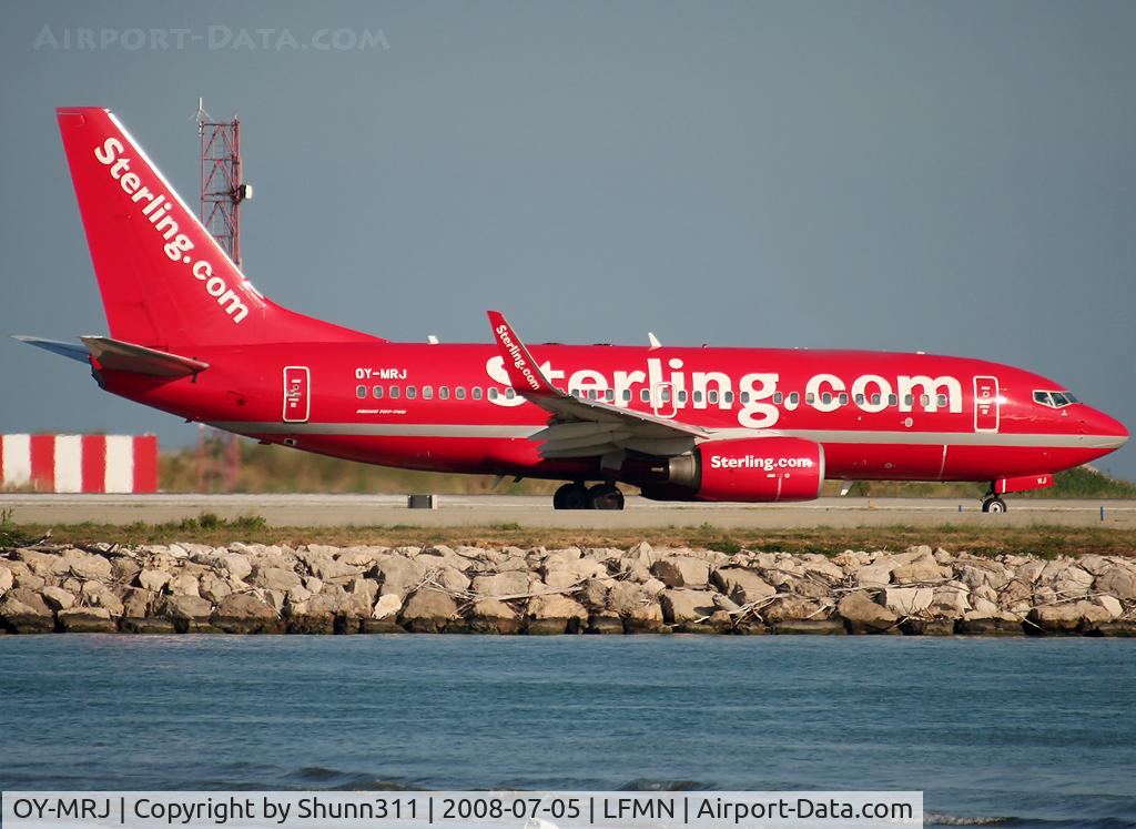 OY-MRJ, 2001 Boeing 737-7L9 C/N 28015, Rolling for take off...