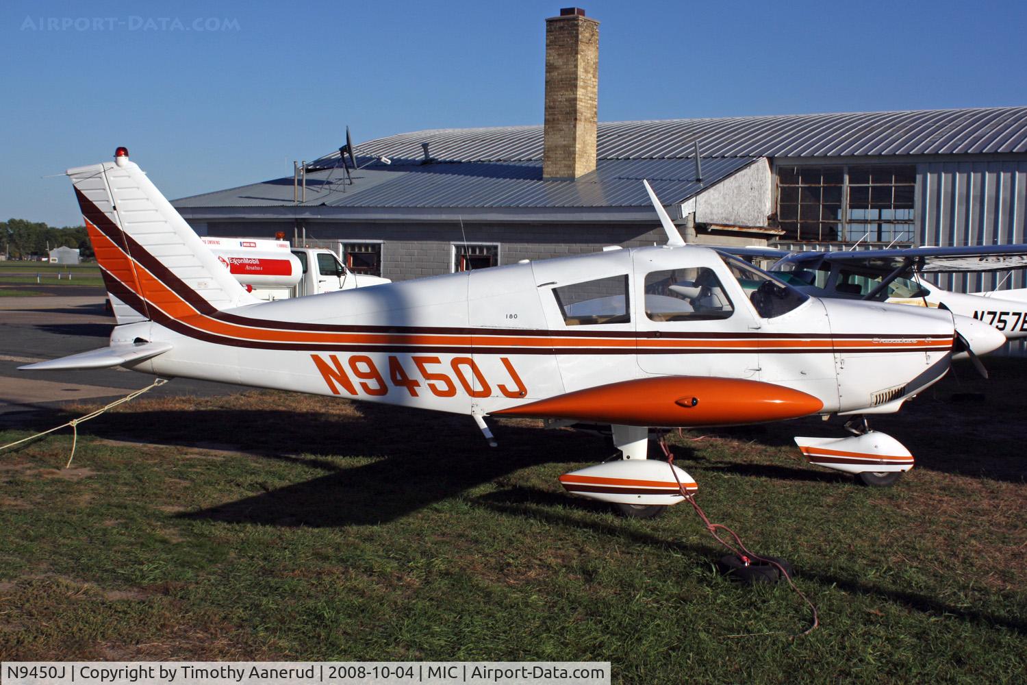 N9450J, 1966 Piper PA-28-180 C/N 28-3563, visitor, Piper PA-28-180 serial 28-3563
